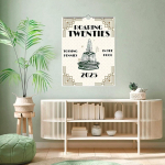 Lauakalender 2025,12 Kuu seinakalendri erinevad mustrid, lihtne riputada