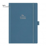 Lugemisajakiri raamatute arvustuste jaoks A5 suuruses lugu Lugemise edenemine Kirjutamine kutsub &uuml;les p&otilde;hjalikud lugemism&auml;rkmete ajakiri beež