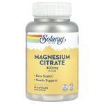 Solaray, Magneesiumtsitraat, 400 mg, 90 kapslit (133 mg kapsli kohta)