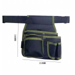 Multifunktsionaalne t&ouml;&ouml;riistade hoiukott v&ouml;&ouml;le elektrikule, puuriga, mutriv&otilde;tme, kruvikeerajaga, riistvara t&ouml;&ouml;riistakotid, organiseerija roheline