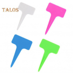 100 tk Taime silt T-kujuline veekindlad taimemarkerid Korduvkasutatavad taime identifitseerimissildid Taimet&auml;his lilleseemnete sortide jaoks L