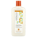 Andalou Naturals, palsam, rikkalikult niisutav, pehme ja sile l&auml;ige, argaania&otilde;li ja sheav&otilde;i, 340 ml (11,5fl oz) white