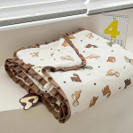 Puuvillane kahekihiline gaas suvine jahe multikas &otilde;pilane volditud serv kliimaseadme &otilde;huke tekk masinpestav 150x200cm