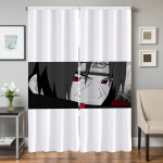 Kodu Interj&ouml;&ouml;r K&ouml;&ouml;gi Kardinad Elutoa jaoks 2 t&uuml;kki Pimendavad Kardinad Uksekardin N-naruto-o Vahesein Magamistoa Kaunistus W50xH70cmx2pcs-CL