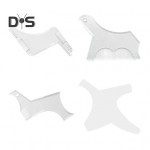 4 tk/komplekt meeste habemekujuja kammit&ouml;&ouml;riist habeme komplekti juhend Professionaalne n&auml;okarvade kitsehabe vurrud Stiil trimmimine servade kujundamise &scaron;abloon puhas