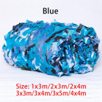 8 v&auml;rvi v&auml;listingimustes džungli p&auml;ikesekaitse jahipiduseks, telkimiseks, kamuflaažv&otilde;rk, k&otilde;rb, metsamaa varjendid, auto kate, mitmesuuruseline p&auml;ikesekaitse 2x3m sinine