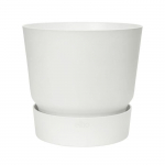 ELHO Pot de fleur GREENVILLE - &Oslash; 47 x H 44,1 cm - 100% recycl&eacute; - Blanc