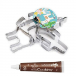 4 D&eacute;coupoirs Lama + 1 Stylo chocolat