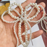 Elegantne p&auml;rlitest kikis&otilde;lme v&otilde;lu ehete valmistamiseks isetegemiseks V&otilde;tmehoidja kaelakee K&otilde;rvar&otilde;ngad K&auml;sit&ouml;&ouml; Kingad Pandla Ornament Aksessuaarid beež