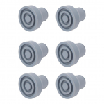 19 mm 6 tk kummist kepiotsi, kulumiskindlad, stabiilsed ja vastupidavad, pehmed kummist karguotsad, vahetus