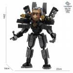 Titan Tv Man plokid M&auml;nguasjad Titan Tvman Upgrade Ehitusplokid Titan Clockman Upgrade Plokid G-man Titan Drillman Klotside komplekt