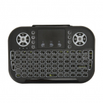 2,4 GHz mini juhtmevaba Bluetooth-klaviatuur puuteplaadiga taustvalgustusega kaasaskantava klaviatuuri kaugjuhtimispult jaoks