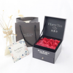 Igavese roosi konserveeritud lilled ja ehtekarp Parim kingitus t&uuml;druks&otilde;brale One Size