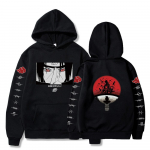 Mehed ja naised Jaapani anime Naruto Graafiline Uchiha Itachi Klassikaline kapuuts Kampsun-Hoodie S&uuml;gis- ja talvine s&ouml;rkimisspordir&otilde;ivad XL