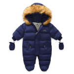 Beebifurkraega kombinesoon: Hubane s&uuml;gis-talvine romper imikutele 66cm (6-9 months)