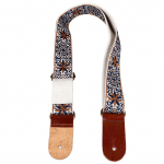 Tikitud ukulele rihm etnilises stiilis reguleeritava pikkusega nailon nahk mugav istuvus ukulele