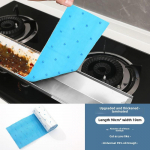 Paksendatud &otilde;hupuhasti rasvafilter, universaalsed lausriidest &otilde;li neelavad padjad k&uuml;lgmiste imemiskatete jaoks 90 * 10cm sinine