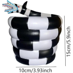 Popkornikauss &otilde;udus popkorni &auml;mbrid Korduvkasutatavad liivaussi jant v&auml;rk Popkorni korv must/valge