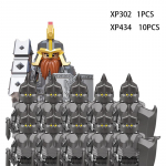 Keskaegsed Elfi Rohani s&otilde;durid Kaardiv&auml;gi lotr Tegevusfiguurid Mini Klotsid Nukk Kokkupandavad Ehitusklotsid MOC DIY M&auml;nguasjad lapse kingituseks