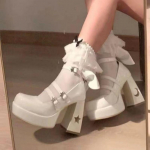 Kevadine Punk Paks Konts Mary Jane Lolita Kingad Naistele Lakknahast Cosplay Kingad Y2k Paks Platvormkanna Kingad 35
