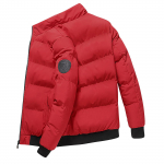 (SU)Meeste sulejope soojad puuvillased riided lahtine mantel leiva&uuml;likond, tihendav soe mantel XL