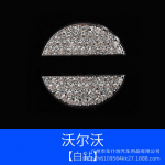 Teemant rooliratta logo kleebis Volvo XC60, S90, XC40, S60, XC90 jaoks Steering Wheel Sticker (White Diamond)