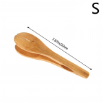 Bambusest Toidu Grill Salati R&ouml;stsaia Tangid Kook K&uuml;psetised Tee Klamber Klamber Kasulikud Bambusest Toiduvalmistamise Tangid Leiva Kooki Klamber Kodu K&ouml;&ouml;gitarbed 20*5*3cm