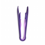 3 tk / komplekt Libisemiskindlad toidutangid Toidukvaliteediga plastist leivatangid Salati serveerimistangid K&ouml;&ouml;k toiduvalmistamisklambrid Grillt&ouml;&ouml;riistad Tarvikud lilla