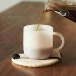 Safriirklaasist retro boorsilikaatklaasist kuumakindel teetass kohvitass kontorimahlakohvipiimakruus perekarikad 350ml valge