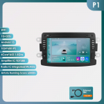 Ossuret Intelligent 7862 2din Android Autoraadio Dacia Logan Dokker Duster Sandero Lodgy Renault Captur Symbor Duster Lada Xray 2 Multimeedia GPS-i jaoks P1 4Core 1G 32G