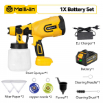 MELLWIN 1200ML Juhtmeta elektriline v&auml;rvipihusti Juhtmeta v&auml;rvipihusti Auto M&ouml;&ouml;bel Kodune pihusti Makita 18V aku jaoks 1 Battery-EU
