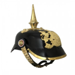 Saksa Preisi Pickelhaube Kiiver, Keiserliku Ohvitseri Naelkiiver Kantav T&auml;iskasvanutele Kingitus