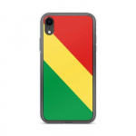 Coque T&eacute;lephone Drapeau r&eacute;publique du Congo &ndash; iPhone XR