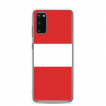 Coque T&eacute;l&eacute;phone &ndash; Samsung &ndash; Galaxy S24 &ndash; Drapeau du P&eacute;rou &ndash; Souple &ndash; mitmev&auml;rviline