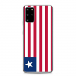 Coque T&eacute;l&eacute;phone &ndash; Samsung &ndash; Galaxy S24 Plus &ndash; Drapeau Libeeria &ndash; Souple &ndash; mitmev&auml;rviline