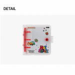 [HOTSAUCE] BABYMONSTER PVC-st fotokaartide BINDER + KLEEBISTE komplekt