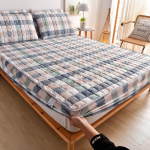 Veekindel tepitud voodilina ja madratsikaitse - Libisemiskindel, k&otilde;ik-h&otilde;lmav &uuml;hes t&uuml;kis kate 180*200cm, 1.04kg