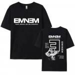 R&auml;ppar Eminem Uue Albumi Graafilise Tr&uuml;kiga T-s&auml;rgid Meestele Naistele Hip Hop Trend L&uuml;hikeste Varrukatega T-s&auml;rk Suvine Puuvillane T-s&auml;rk F&auml;nnidele Kingitus S