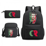 CR7 Ronaldo Seljakott L&otilde;uendist Seljakott Koolikott Seljakott &Otilde;lakott Pinal Teismeliste Kooli 3-osaline Seljakott 15.6 inch must
