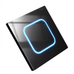 Seinal&uuml;liti Karastatud Klaaspaneel LED L&uuml;liti 1/2/3/4 Nuppu Seina Klaaspaneel L&uuml;liti LED Indikaatoriga A