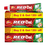 Dabur Red Gel Ayurveda Hambapasta 600g 4 tk pakis | V&auml;rske hinge&otilde;hk, hambakivi ja igemep&otilde;letiku kaitse | Looduslik suuh&uuml;gieen tervetele igemetele