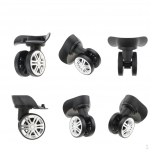 A09 Swivel Dual Roller Wheels Suitcase Luggage Replacement Casters for Travel resistant and Durable