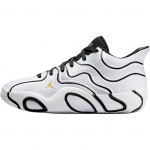 Air Jordan Tatum 3 GS Tunnel Walk Laste tossud Valge Must Metallik-Kuld IB8151-100 36