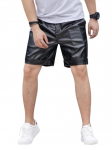 J&otilde;usaal Unikaalsed Stiilsed Mustad Biker 100% Nahast L&uuml;hikesed P&uuml;ksid Ehtsad Boxer Lambanahast Mehed 28 ( X-Small ) must