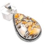 Natural Brecciated Mookaite 925 Sterling Silver Jewelry Pendant 2.40 a3m13