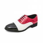 Meeste Nahast Vabaaja Oxford Kingad Retro Mugavad Platvormiga 2025 Uus Briti Stiilis Paelad &Auml;rikingad Slip-on V&auml;lisjalan&otilde;ud 38 punane