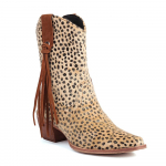 Uued Vintage Terava Otsaga Hobusekarva Cowboy Saapad Naistele Retro Leopard Blokk-kontsaga Slip-on Kingad Suur Suurus 43 35