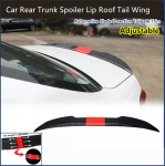 L&auml;ikiv must + punane reguleeritav auto tagaluugi spoiler huul katuse tagatiib autole