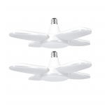 Jornarshar Garaaži LED rippvalgusti, Siseruumides, 80W, 6000lm, 6500K LED pirnid, Laevalgustus, Lihtne paigaldus, Ehitust&ouml;&ouml;d ei ole vajalikud, Reguleeritav