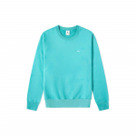 Nike Solo Swoosh Fliisist &Uuml;mmarguse Kaelusega Pusa Mystic Green/White Meeste Streetwear CV0554-393 L